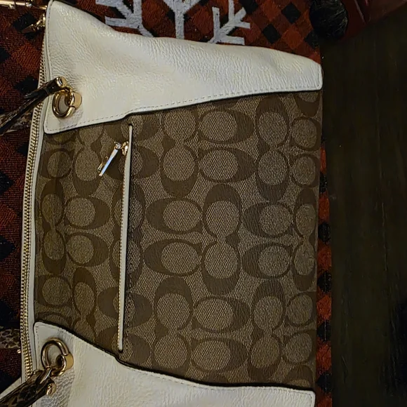 Coach Kacey Satchel Bag In Colorblock - Picture 9 of 15